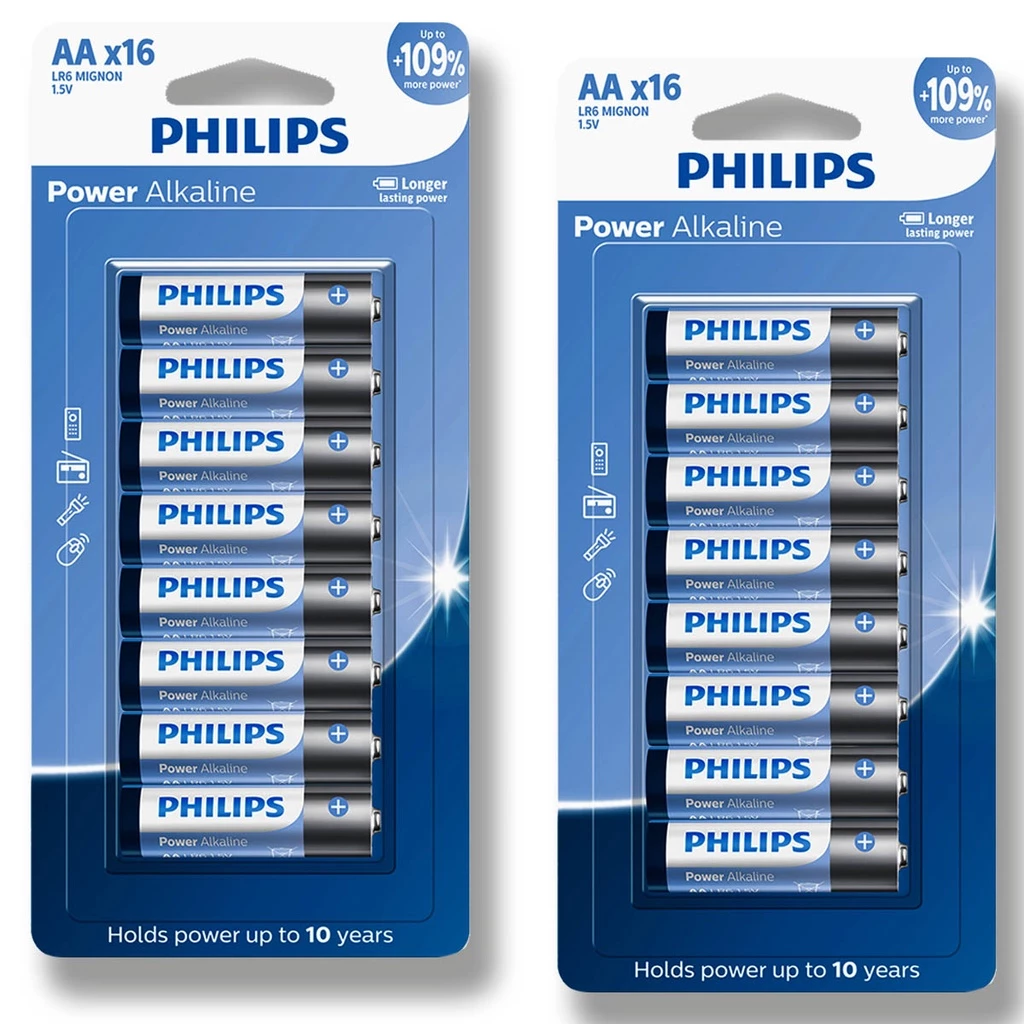 Pilha alcalina philips